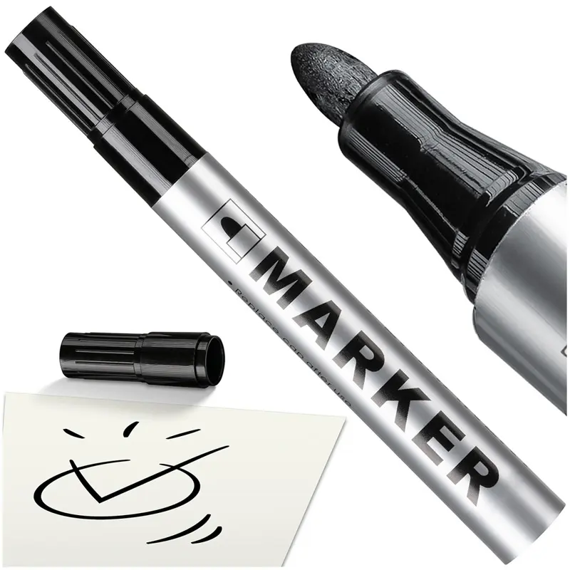 Wodoodporny Marker Permanentny Czarny