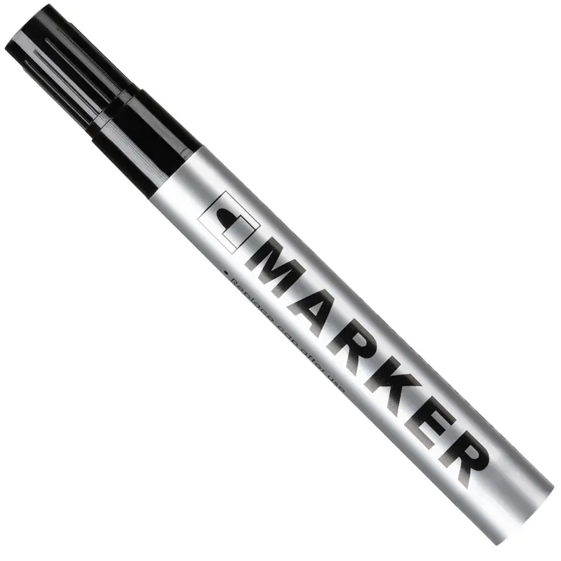Wodoodporny Marker Permanentny Czarny - obrazek 2