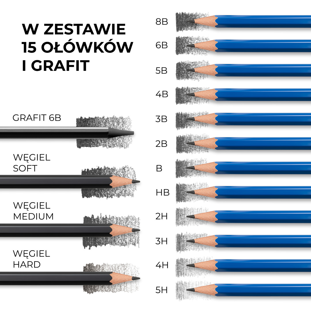 Zestaw do Malowania i Rysowania – Piórnik 96 Elementów - obrazek 9