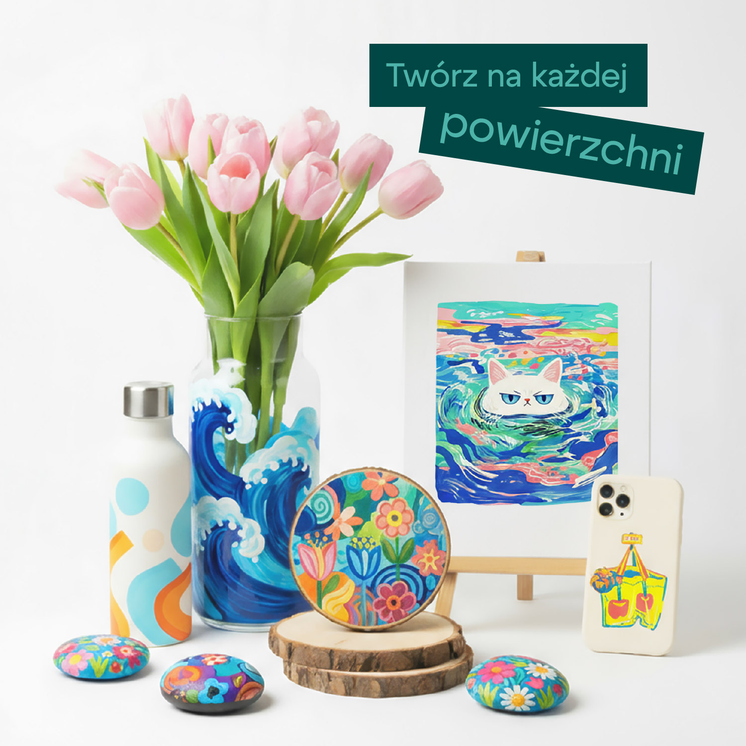 Markery Akrylowe Pisaki Flamastry Mazaki Dwustronne Wodoodporne 36 Kolorów - obrazek 6